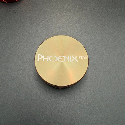 Phoenix Star Aluminum Grinder 2 Piece - Meech Madness Smoke Shop