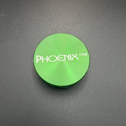 Phoenix Star Aluminum Grinder 2 Piece - Meech Madness Smoke Shop
