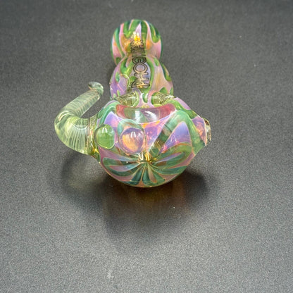Phoenix Star Silver Fumed Spoon Pipe - Meech Madness Smoke Shop