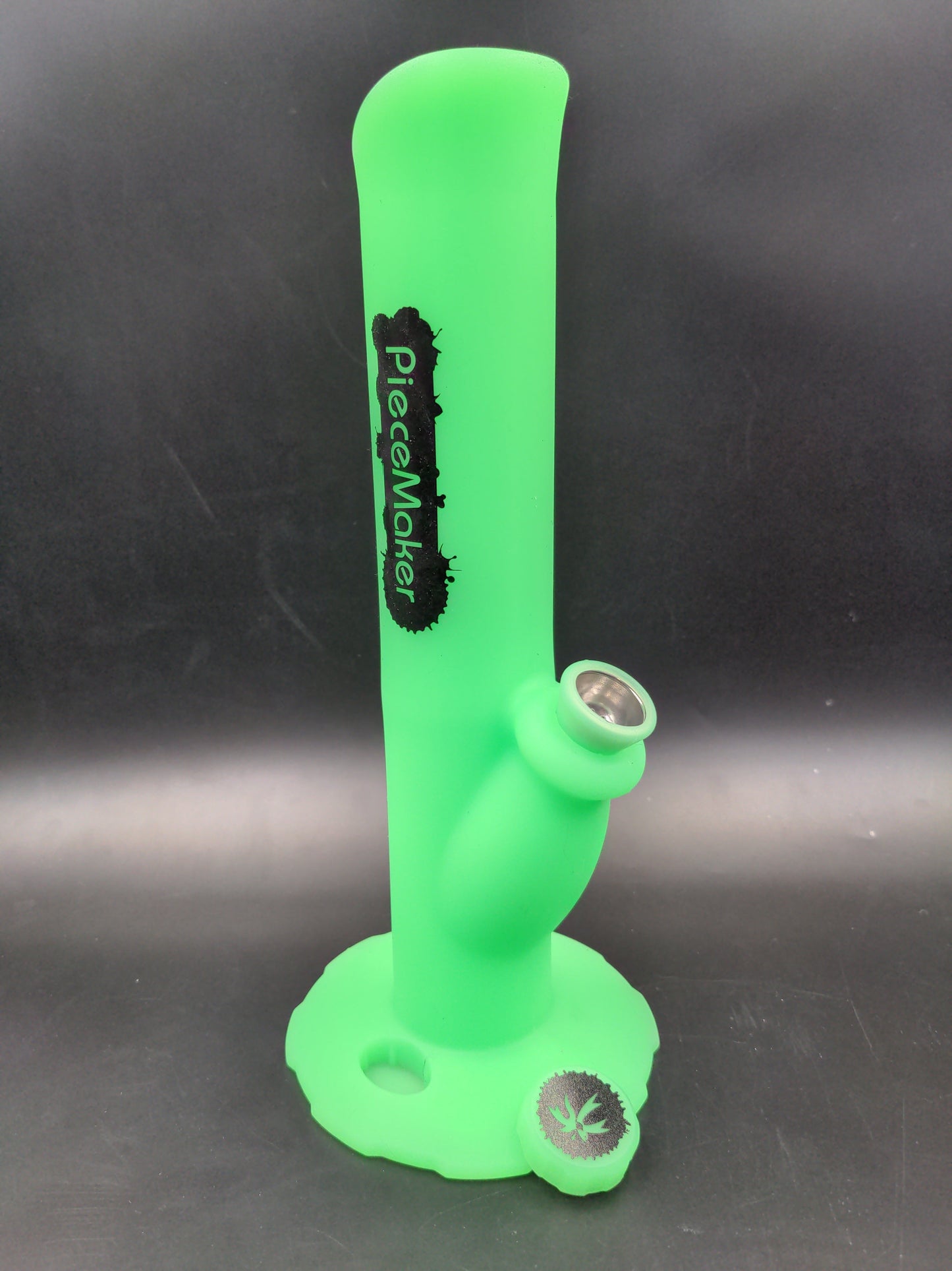 PieceMaker Kermit Silicone Water Pipe - 10.5" - Avernic Smoke Shop