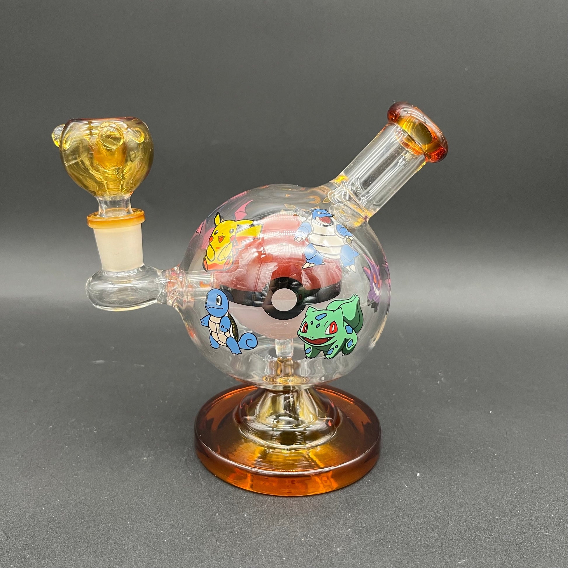 Playful Creatures Ball Glass Water Pipe | 6"-Avernic Smoke Shop