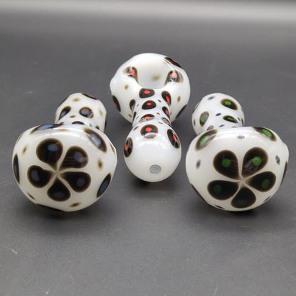 Polka Dot Hand Pipe 4" - Avernic Smoke Shop