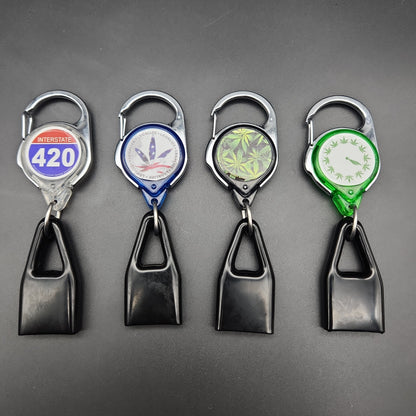 Premium Lighter Leash w/Mini Carabiner-Avernic Smoke Shop