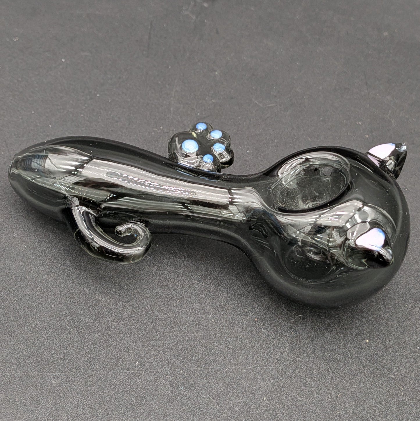Pretty Cat Glass Spoon Pipe | 4"