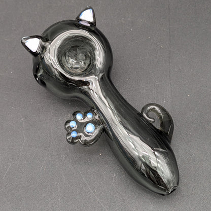 Pretty Cat Glass Spoon Pipe | 4"