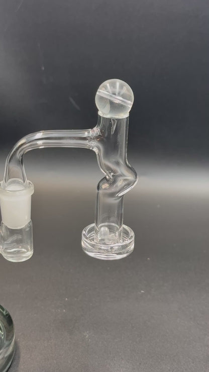 Bent-Neck Control Tower Quartz Banger