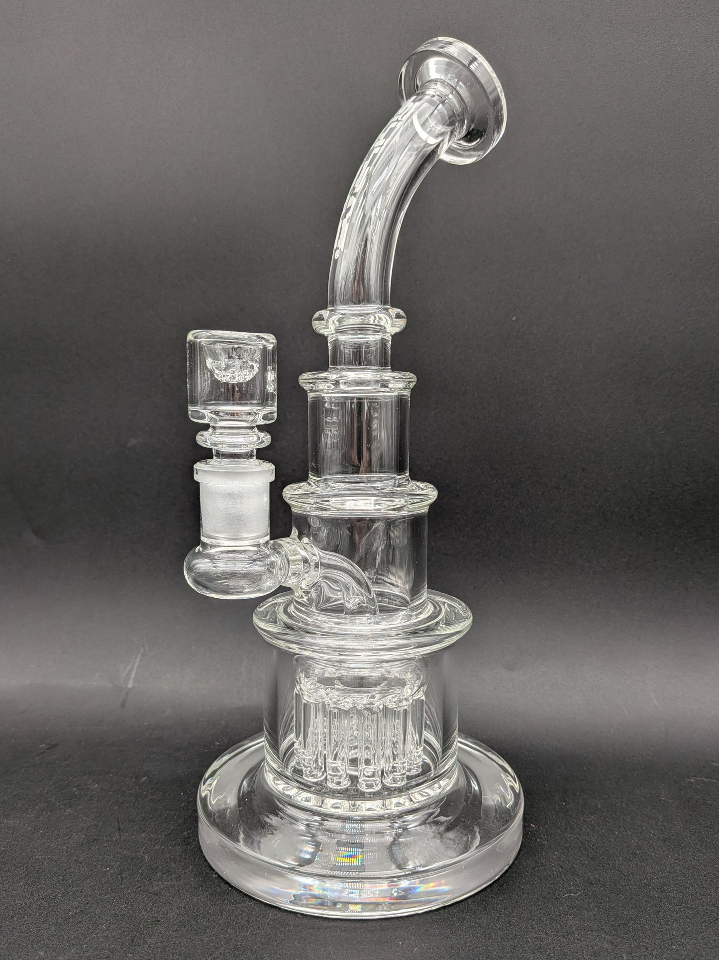 Pulsar 12-Arm Perc Chugger Glass Water Pipe | 10"