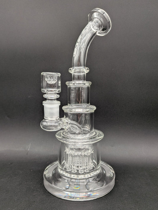 Pulsar 12-Arm Perc Chugger Glass Water Pipe | 10"