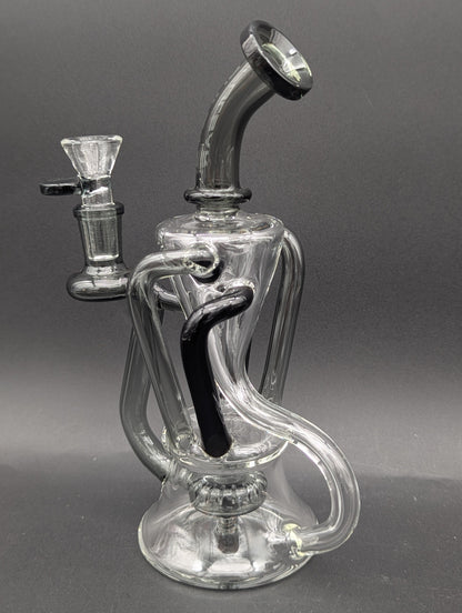Pulsar 4-Tube Recycler Waterpipe - 9" / 14mm-Avernic Smoke Shop