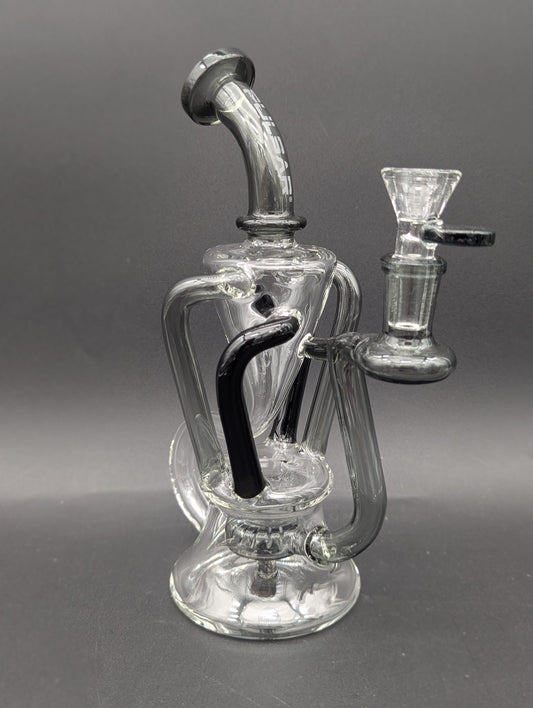Pulsar 4-Tube Recycler Waterpipe - 9" / 14mm-Avernic Smoke Shop