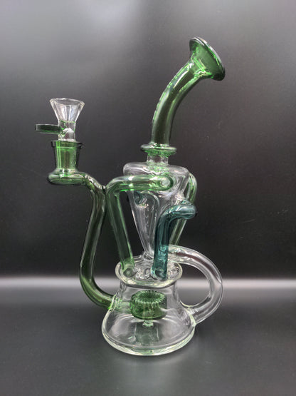Pulsar 4-Tube Recycler Waterpipe - 9" / 14mm-Avernic Smoke Shop