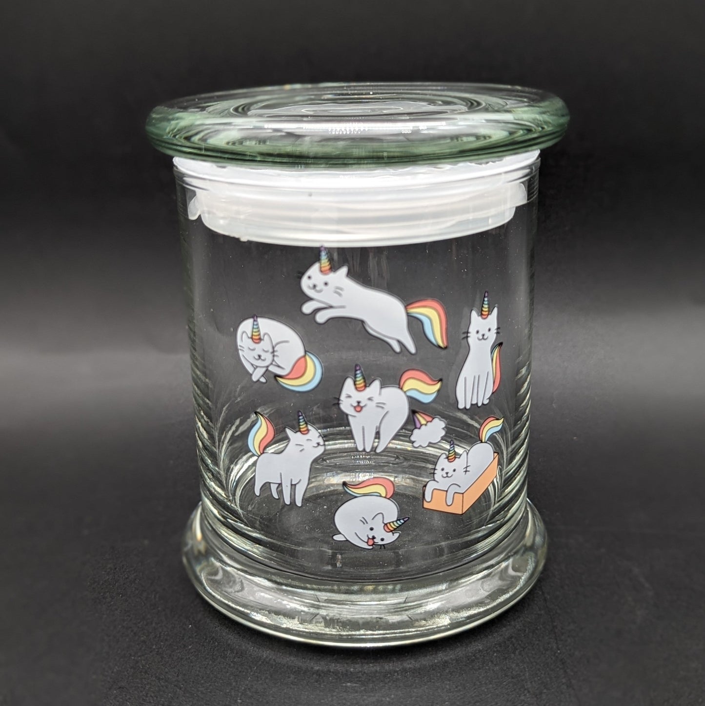 Pulsar 420 Jars Design Series Pop Top | Caticorns | 1/2 Ounce - Meech Madness Smoke Shop