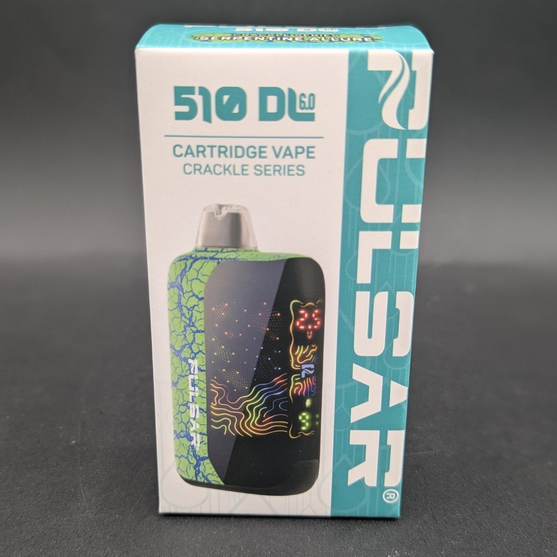 Pulsar 510 Discrete LCD Screen Vape Bar | Crackle Series - Meech Madness Smoke Shop