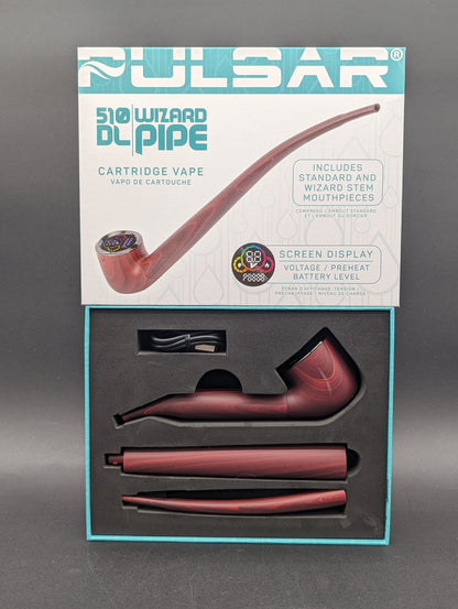 Pulsar 510 DL Wizard Pipe Variable Voltage Cart Vape | 650mAh-Avernic Smoke Shop