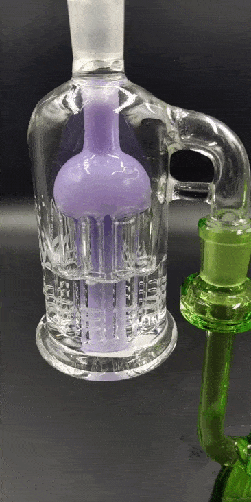 Pulsar 8 Arm Ash Catcher - 14mm 90 Degrees-Meech Madness Smoke Shop