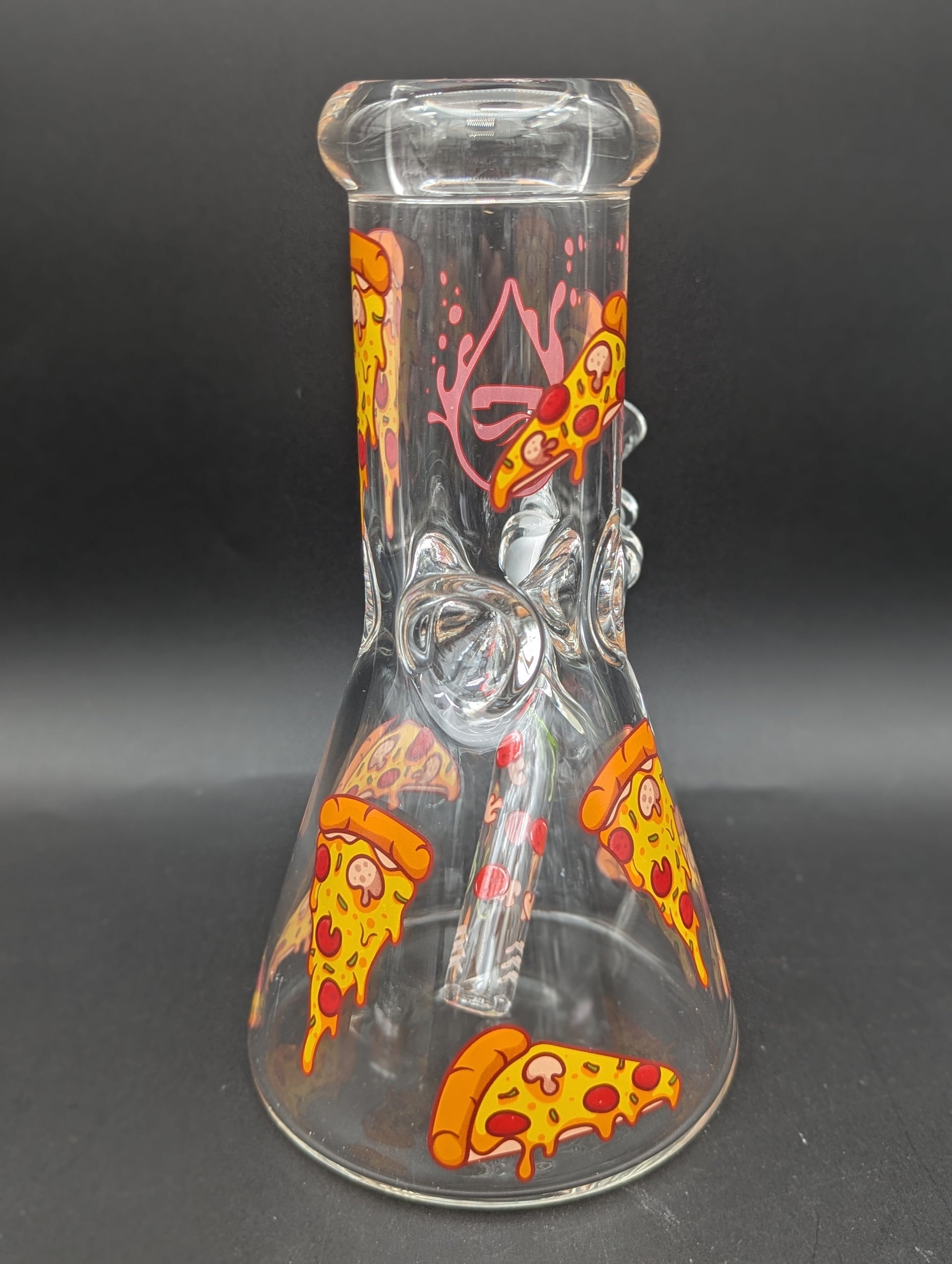Pulsar 8" Pizza Glass Beaker Bong-Avernic Smoke Shop
