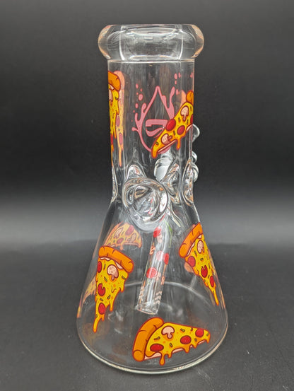 Pulsar 8" Pizza Glass Beaker Bong-Avernic Smoke Shop