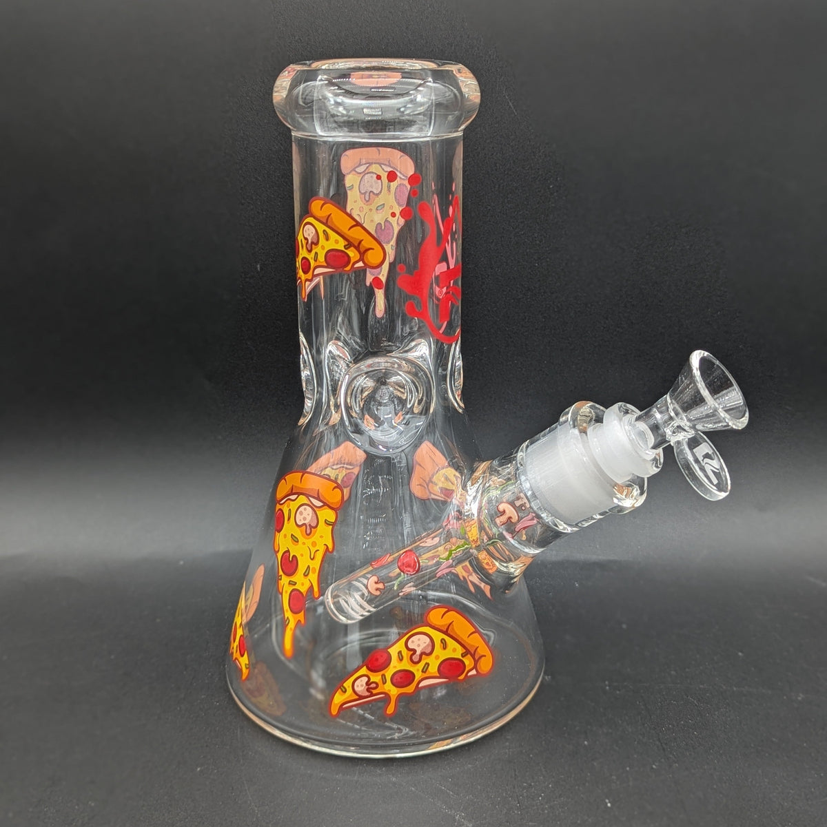 Pulsar 8" Pizza Glass Beaker Bong-Avernic Smoke Shop