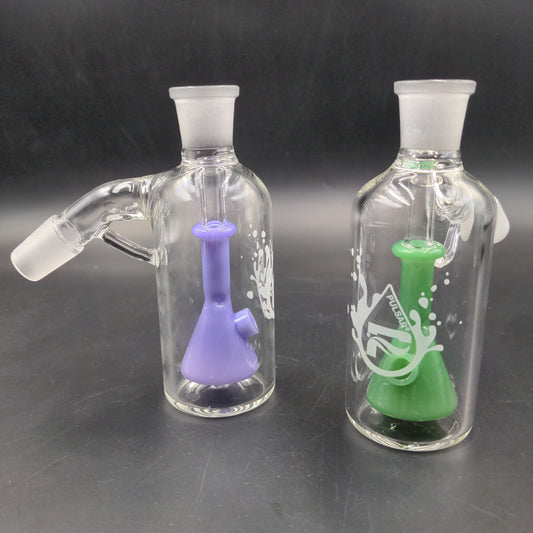 Pulsar Beaker Perc Ash Catcher 18mm 45°| 5.5"-Avernic Smoke Shop