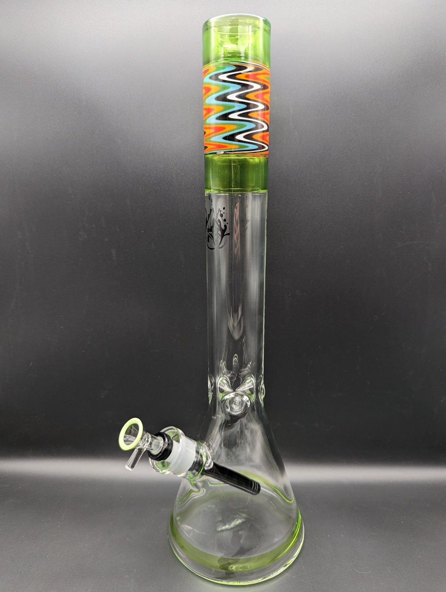 Pulsar Black Downstem Water Pipe | 18" | 14mm - Meech Madness Smoke Shop
