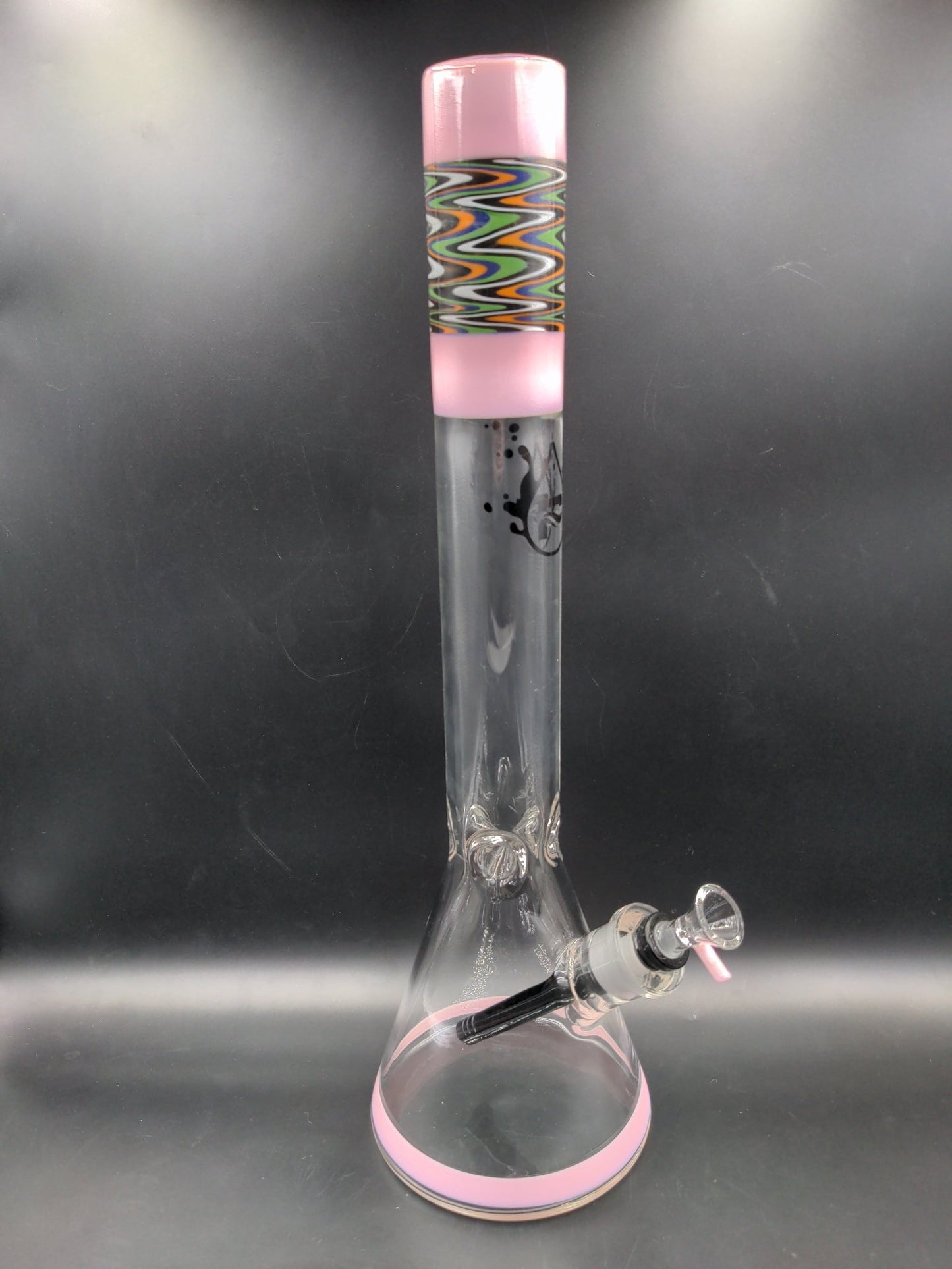 Pulsar Black Downstem Water Pipe | 18" | 14mm - Meech Madness Smoke Shop