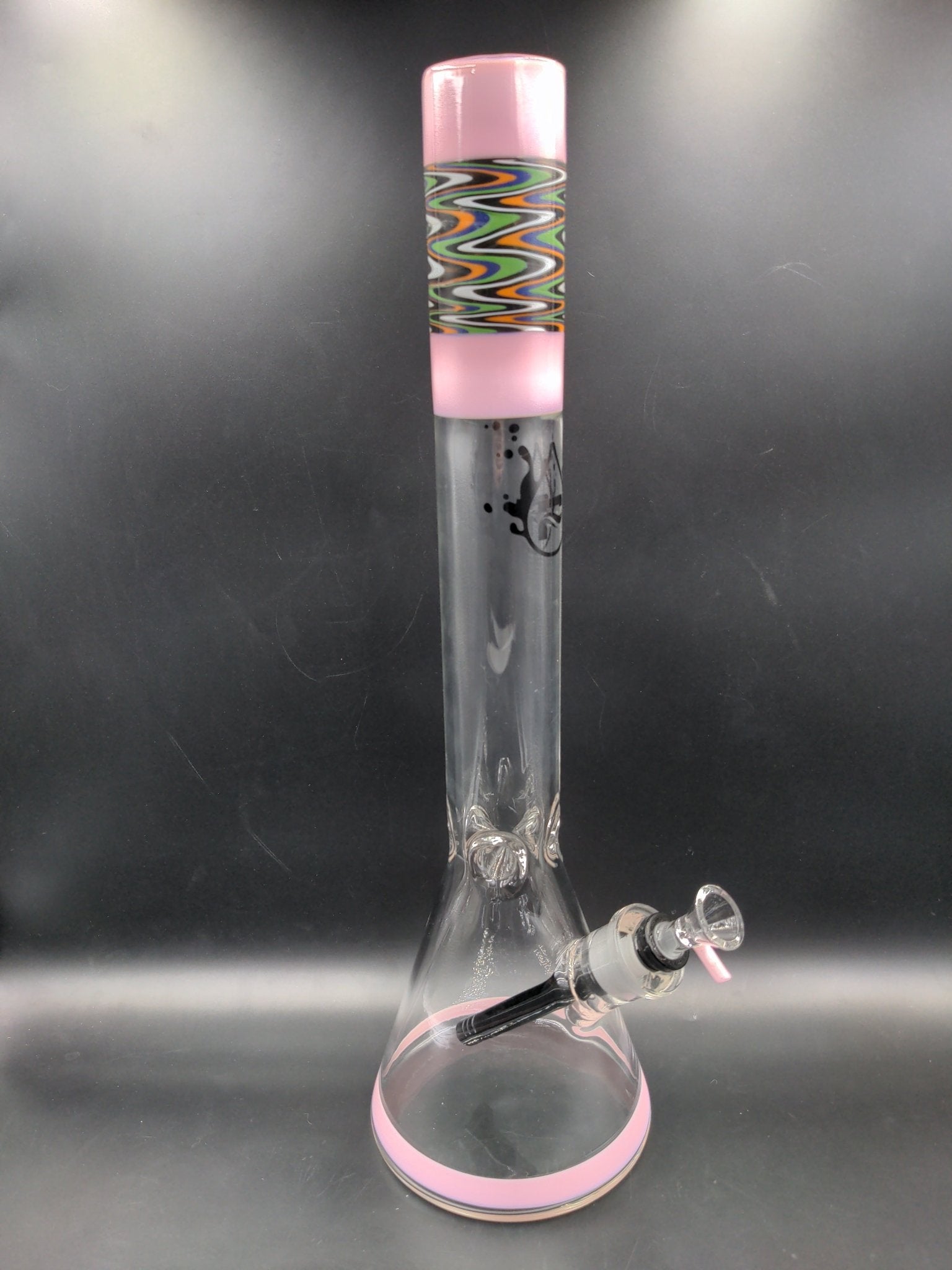 Pulsar Black Downstem Water Pipe | 18" | 14mm - Meech Madness Smoke Shop