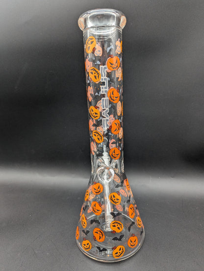 Pulsar Cackling Pumpkins Batty Beaker Glass Water Pipe | 14mm