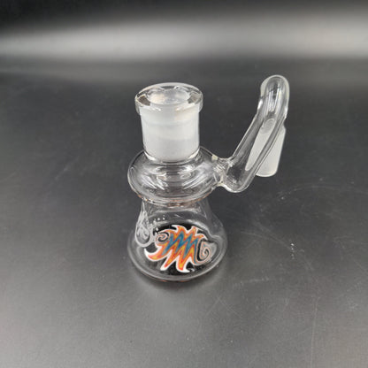 Pulsar Color Worked Dry Ash Catcher - 14mm 90 Degrees-Meech Madness Smoke Shop