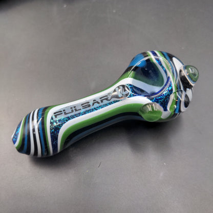 Pulsar Cosmic Journey Dichro Hand Pipe | 3.75" - Avernic Smoke Shop