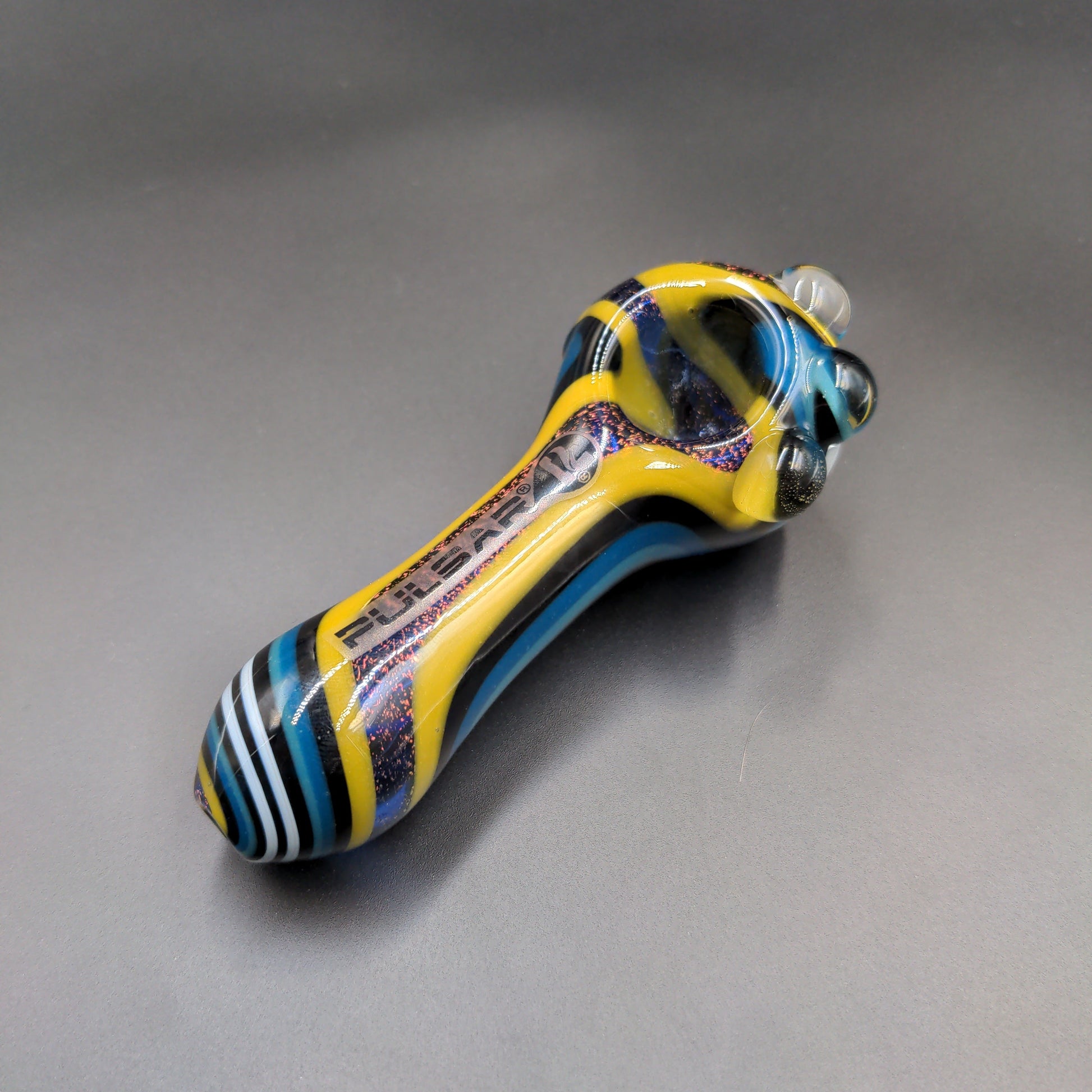 Pulsar Cosmic Journey Dichro Hand Pipe | 3.75" - Avernic Smoke Shop