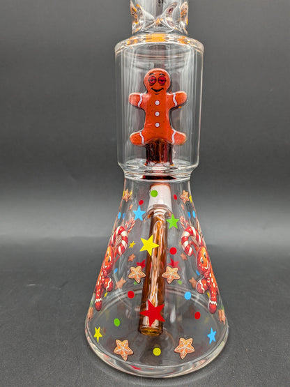 Pulsar Dazed & Delicious Gingerbread Man Beaker Bong