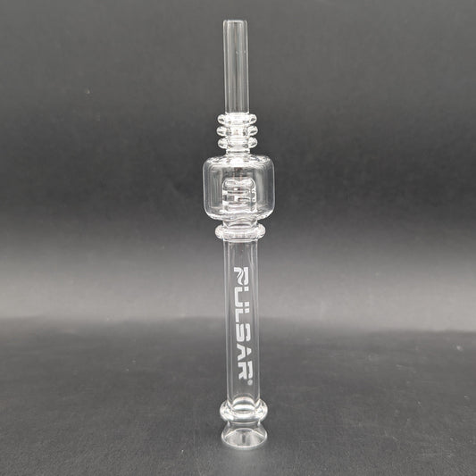 Pulsar Deco Diffuser Quartz Dab Straw | Integrated Tip | 6"