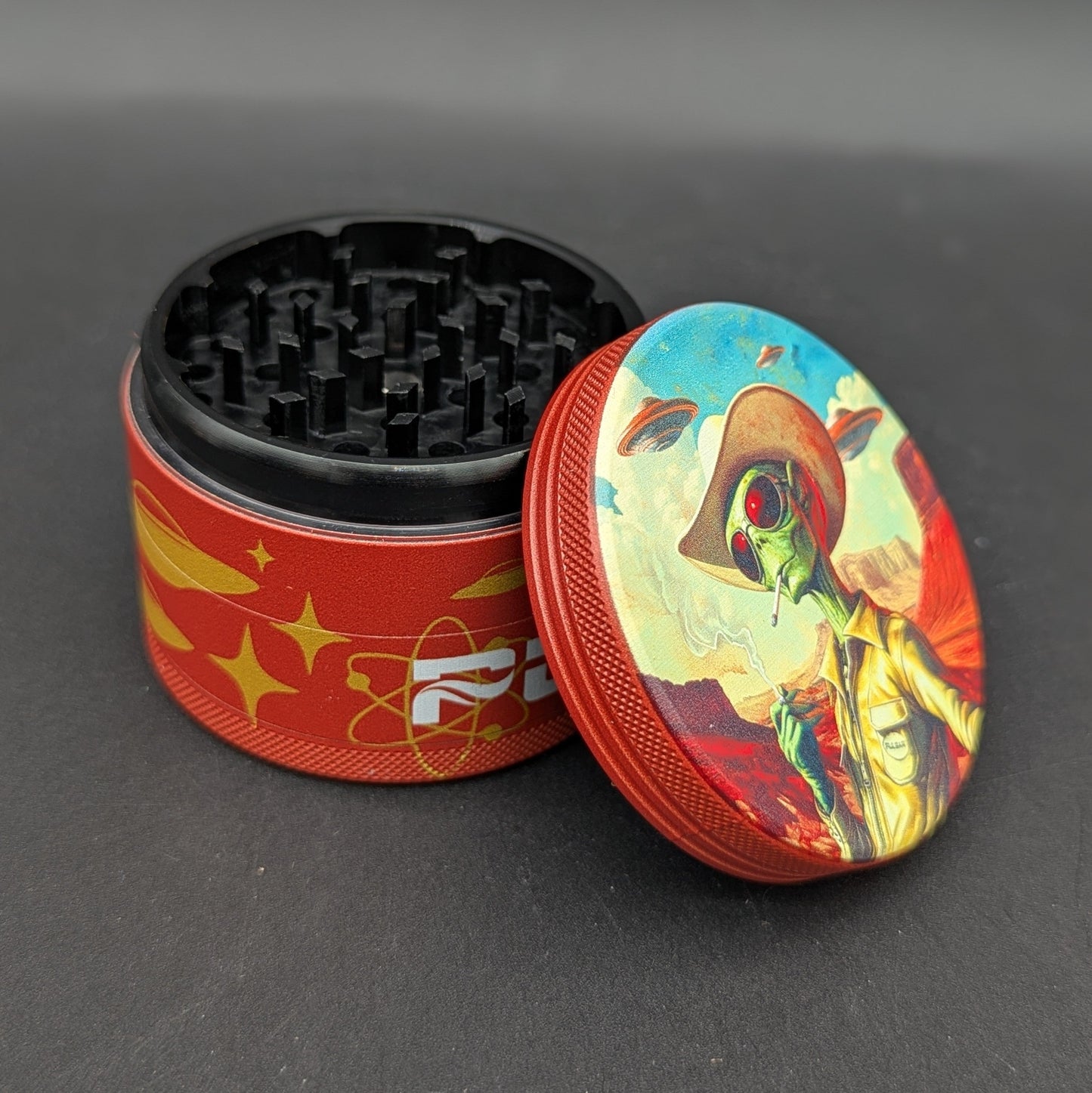 Pulsar Design Series V2 Aluminum Grinder | 4pc | 2.5"-Avernic Smoke Shop