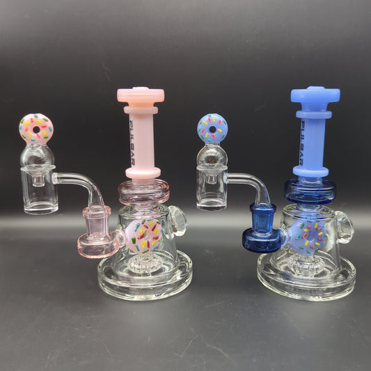 Pulsar Donut Diamond Dab Rig Set | 6.5" | 14mm - Avernic Smoke Shop