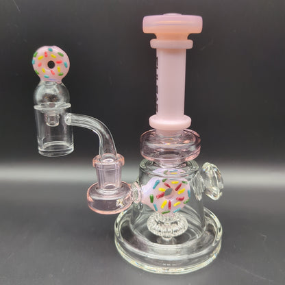 Pulsar Donut Diamond Dab Rig Set | 6.5" | 14mm - Avernic Smoke Shop