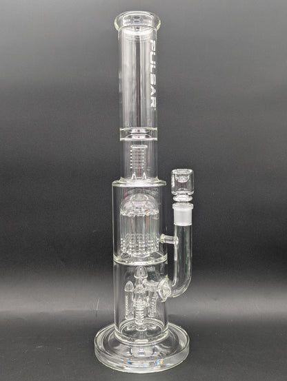 Pulsar Double Chamber Rocket Perc Bong 15"-Avernic Smoke Shop