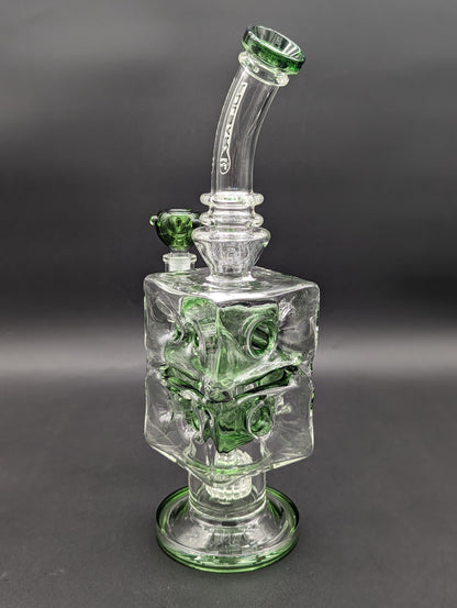 Pulsar Double Swiss Perc Blocks Glass Water Pipe | 12.5"-Avernic Smoke Shop