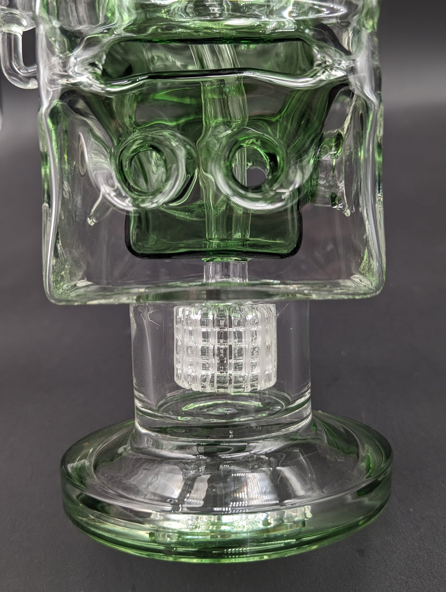 Pulsar Double Swiss Perc Blocks Glass Water Pipe | 12.5"-Avernic Smoke Shop