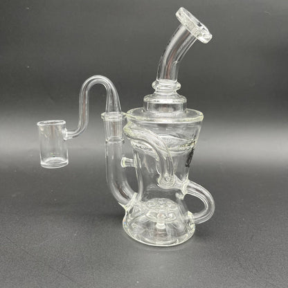Pulsar Enchanted Double Chamber Recycler Rig - Meech Madness Smoke Shop