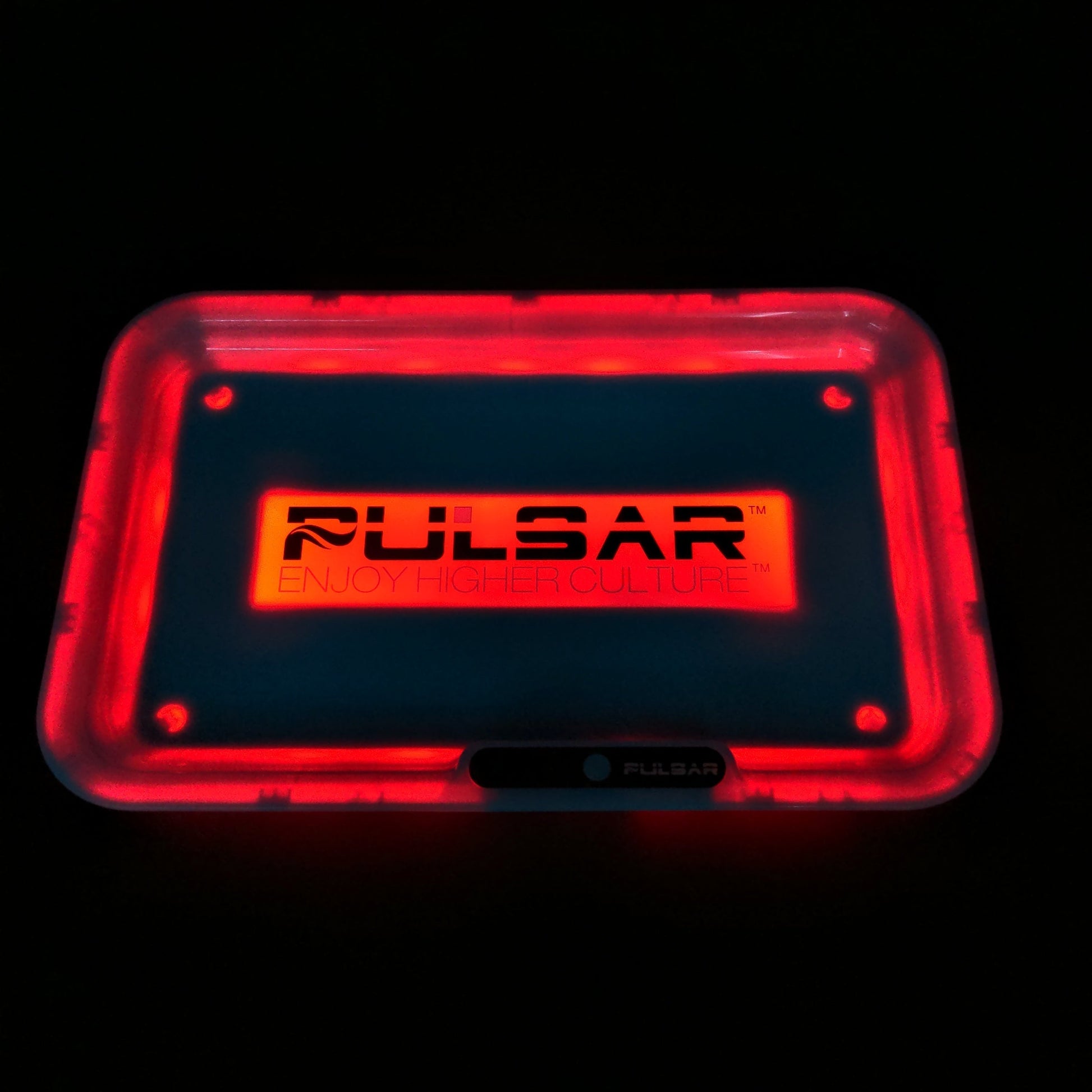 Pulsar Glow LED Rolling Tray | 11" x 7" | Pulsar Logo - Avernic Smoke Shop