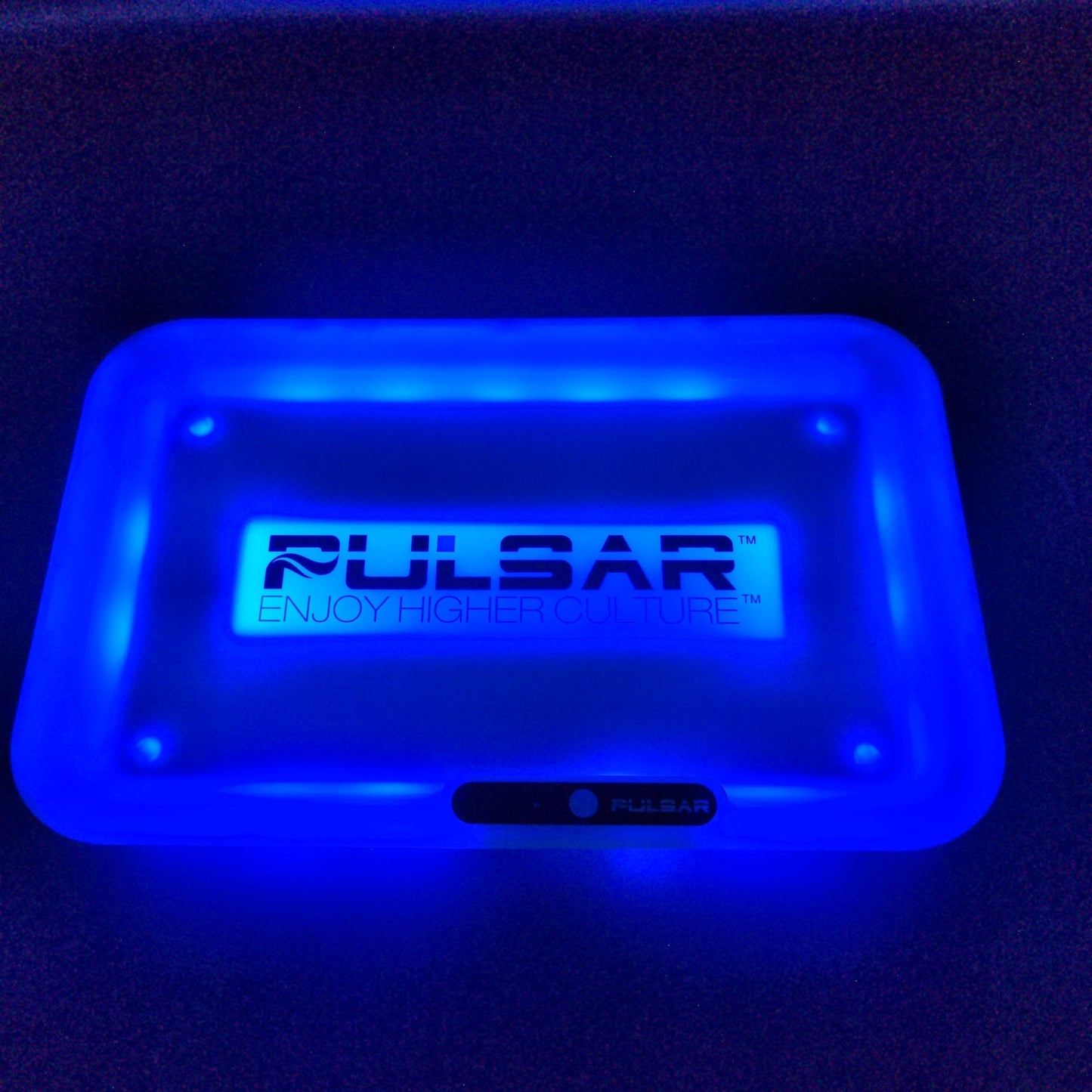 Pulsar Glow LED Rolling Tray | 11" x 7" | Pulsar Logo - Avernic Smoke Shop