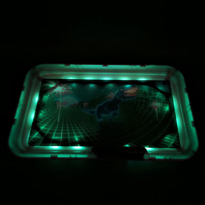 Pulsar Glow "T-Rex" LED Rolling Tray | 11" x 7" - Avernic Smoke Shop