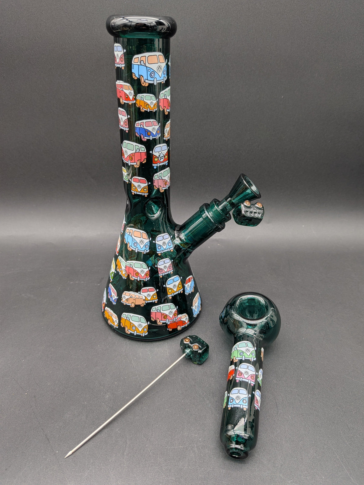 Pulsar Greatest Hits Bong Bundle - Retro Van