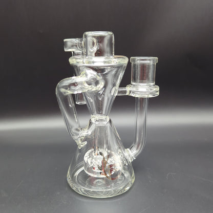 Pulsar Hourglass Recycler Ash Catcher | 5.25" | 14mm-Avernic Smoke Shop