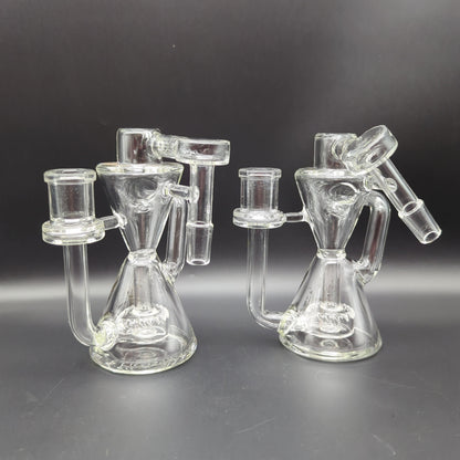 Pulsar Hourglass Recycler Ash Catcher | 5.25" | 14mm-Avernic Smoke Shop