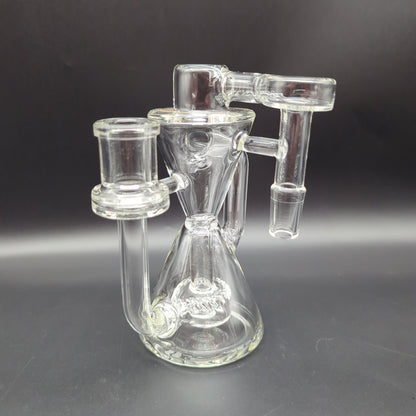Pulsar Hourglass Recycler Ash Catcher | 5.25" | 14mm-Avernic Smoke Shop
