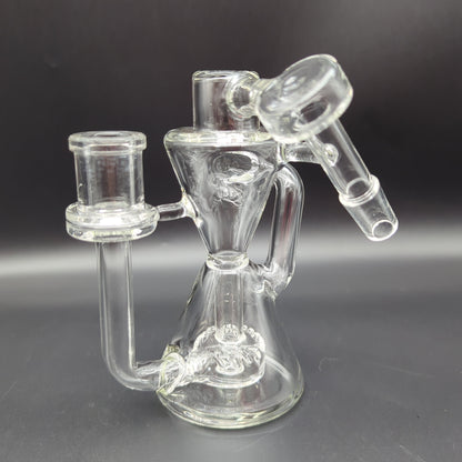 Pulsar Hourglass Recycler Ash Catcher | 5.25" | 14mm-Avernic Smoke Shop