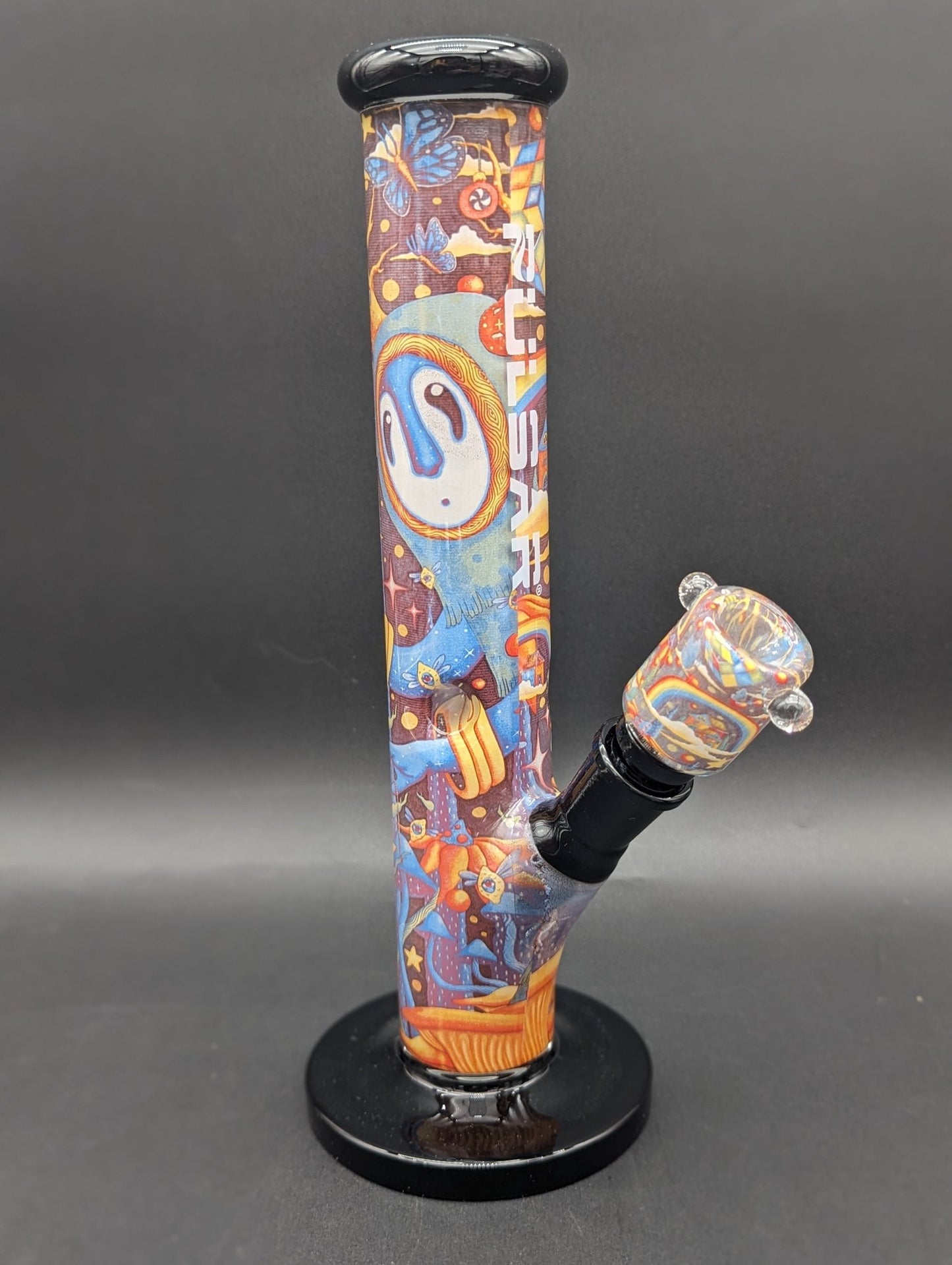 Pulsar Inside Print Straight Tube | 11.25" - Meech Madness Smoke Shop