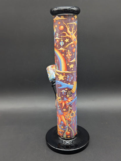 Pulsar Inside Print Straight Tube | 11.25" - Meech Madness Smoke Shop