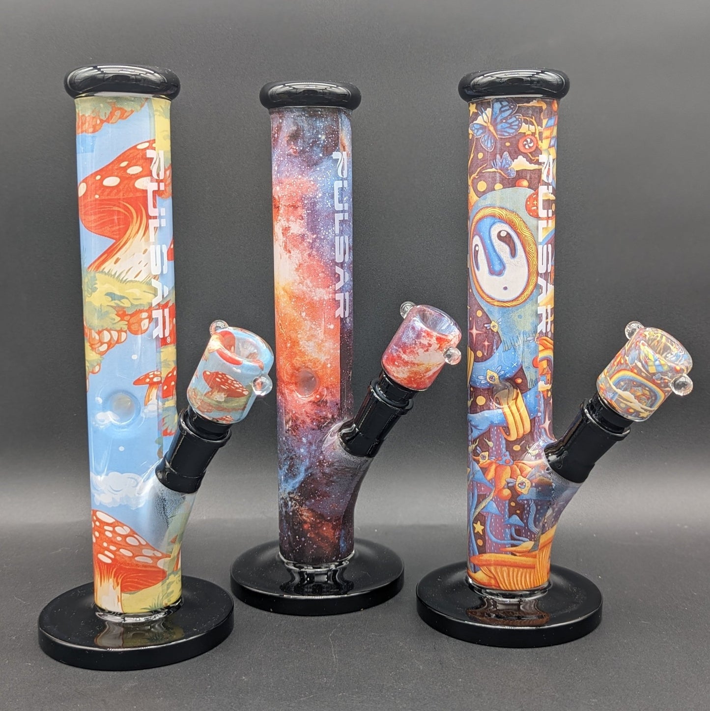 Pulsar Inside Print Straight Tube | 11.25" - Meech Madness Smoke Shop